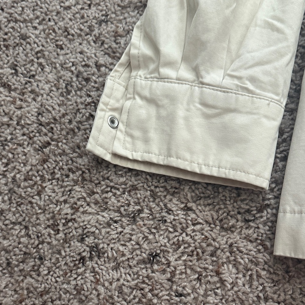 NWT Old Navy Women's Cream Utility Jacket - Picture 5 of 7